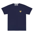PLAY BASIC T-SHIRT GOLD EMBLEM (NAVY)