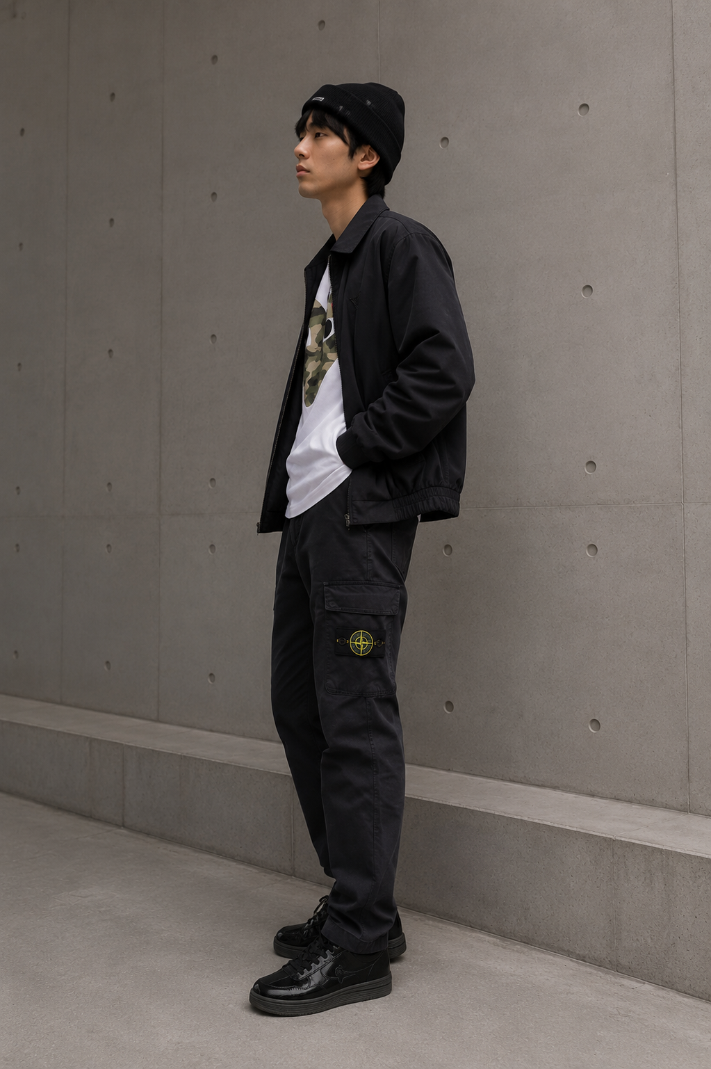 Stone Island Pantalone Skinny Fit Cargo Pants